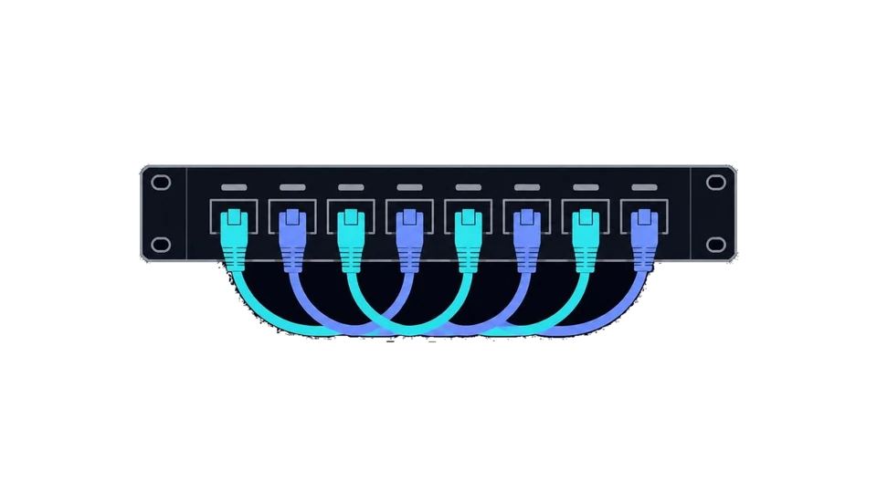 1-10 Gbps uplink at the edge — network port on a crypto VPS