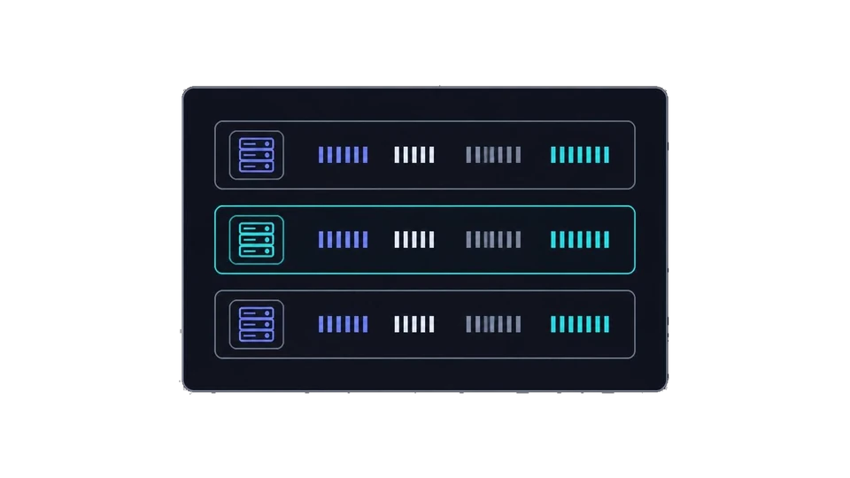 VPS portal illustration — KVM virtual servers