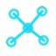 DDoS-filtered network icon