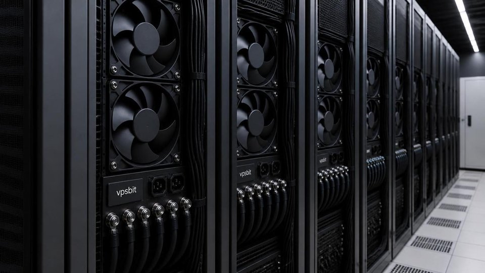 Helsinki region server room: aisle depth and fan rows
