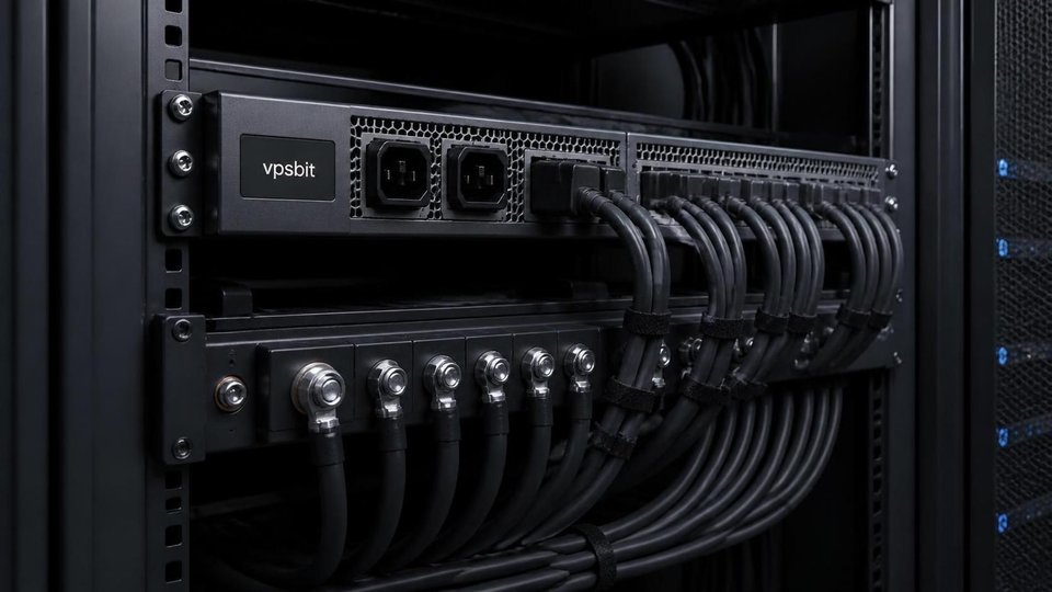 Luxembourg region server room: LU-CIX racks and PDU detail