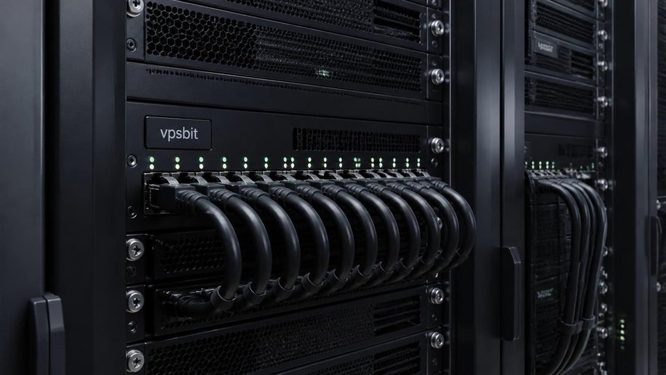 Stockholm region server room: side-lit rack rows