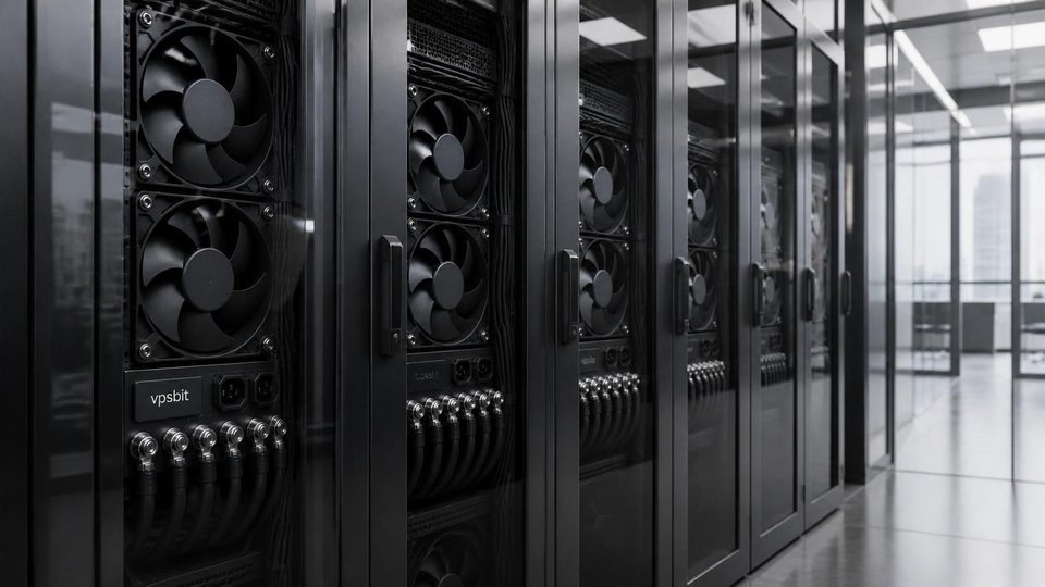 Tokyo region server room: glass-partitioned racks, skyline shot