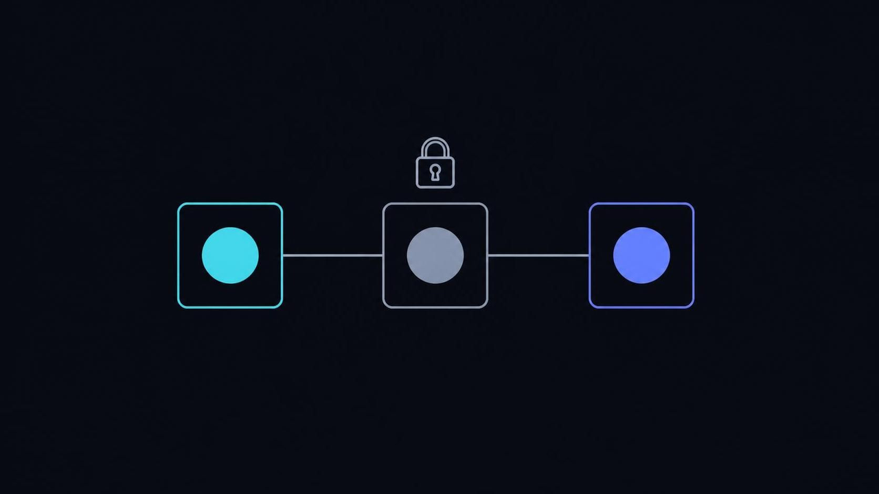 VPSbit Tor still: three relay nodes chained under a lock